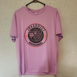 InkAddict Women's Lavender Graphic Tee
